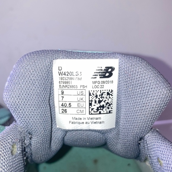 2 for $40 NEW BALANCE Shoes W420v3 Running Shoes Women’s Size 9 - Picture 10 of 14